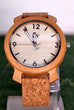 Wooden Watch with Cork band