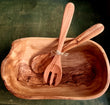 Salad Bowl Oval (40x23)cm with Salad set.