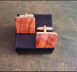 Olivewood Cufflinks 'Gold' (colour)